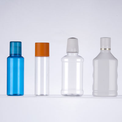 ฝาเกลียวขวดพลาสติก PET น้ำยาบ้วนปาก 500ml ปรับแต่งสี