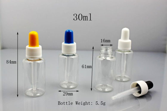 60ML Dropper ขวดยายางซิลิโคนสีเหลืองอำพัน