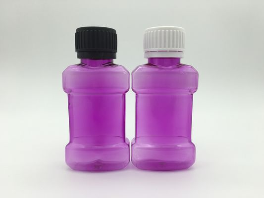 150ml 250ml สีม่วงบีบน้ำยาบ้วนปากขวดพิมพ์หน้าจอ